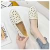 Hollowed-out Breathable Flat Lazy Single Shoes for Women 2025 Summer Korean Version Soft Sole Casual Shoes