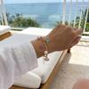 Boho Metal Gold Bracelet Pearl Bohemian Beach Jewelry Vintage Shell Starfish Bracelet  Women