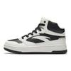 Anta Zero Feel Fashion Trend Non-Slip Wear-Resistant High-Top Skate Shoes Men Sneakers Black White 912448083-6