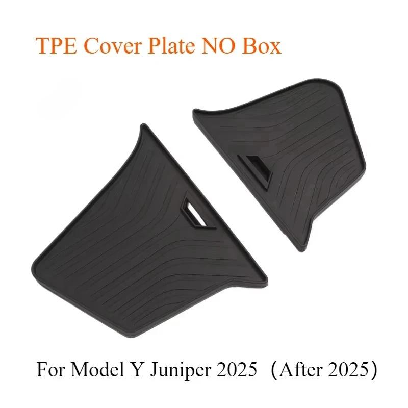 For Tesla Model Y Launch Juniper 2025+ Rear Trunk Side Storage Lids Covers with Drawstring Organizer Berlin/Austin Accessories