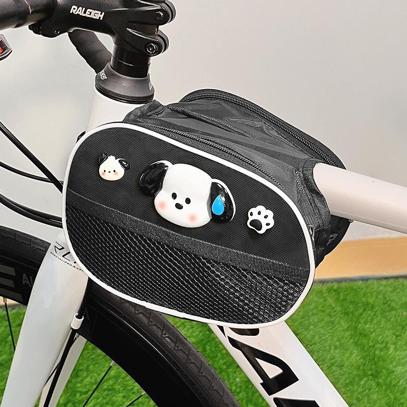 

Cartoon Capybara Top Tube Bike Bag - Cute, High-Quality Front Beam Bag for Road/Mountain Bikes, Phone Storage Included Default Option
