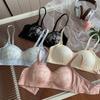 Lace Wireless Bralette Adjustable Strap Floral Bra For Women