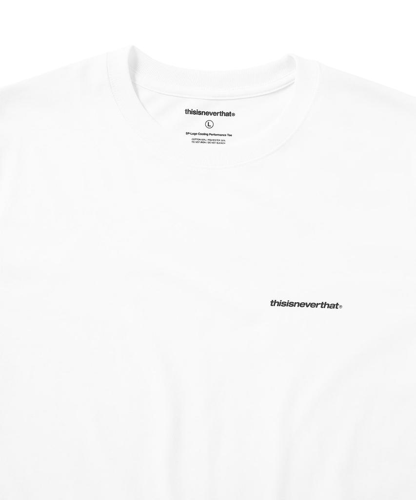THISISNEVERTHAT Sp-Logo Cooling Performance Tee White/Black