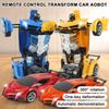 Electric RC Car 2 In 1 Transformation Robots Sports Vehicle Model Robots Boys Toys Remote Cool RC Deformation Cars Kid Toy Gifts