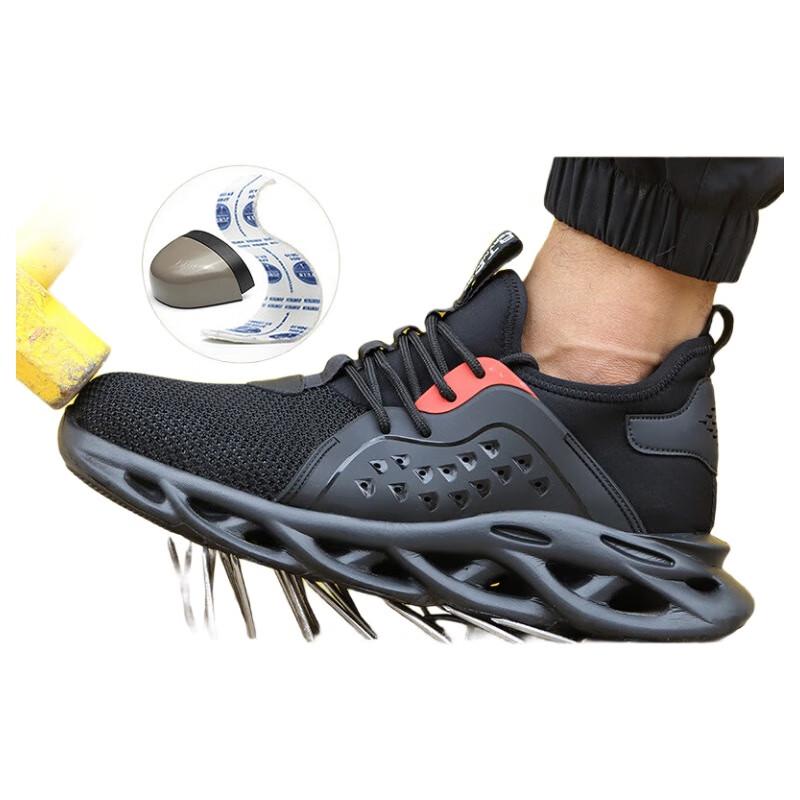 

Bofuniao Unisex Lightweight Breathable Safety Work Shoes 36