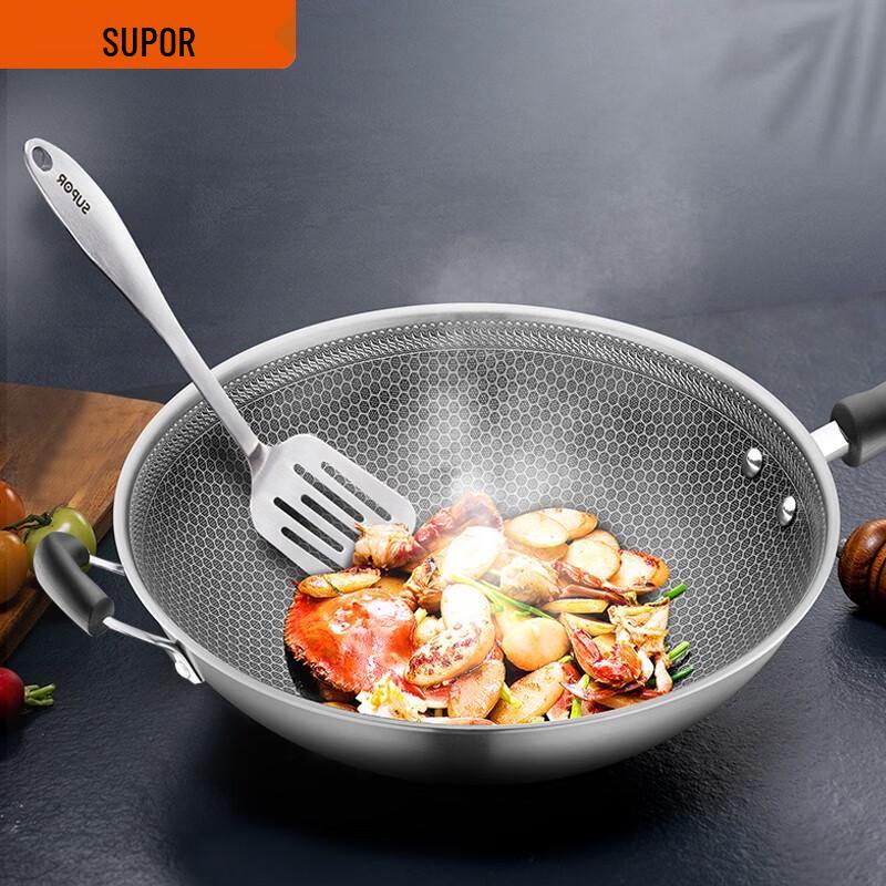 

Supor CC32JA9 Non-Stick Stainless Steel Wok