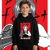 "Fullmetal Alchemist" Edward Elric Graphic Casual Streetwear Hoodie — Kids' Fleece-Lined Thickened Warm Pullover (Autumn/Winter Style, Unisex)