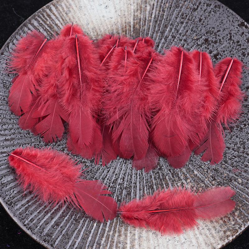 Mixed Color Chicken & Peacock Feathers for DIY Ornaments, Handicrafts, and Handmade Clothing Accessories.