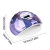 10-99 Seconds LED Nail Lamp Purple Smooth Nail Dryer High Power Nail Tool Lamp Nail Polish Dryer Home Nail Art