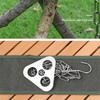 with Hook Picnic Tripod Stainless Steel Outdoor Campfire Cooking Rack  Picnic