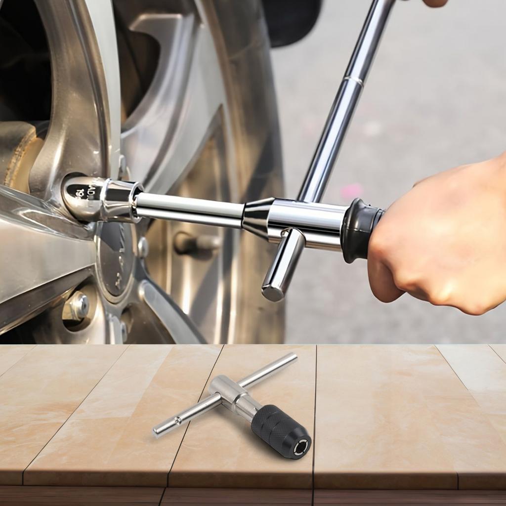 Verstellbarer T-Typ Gewindebohrer Handgewindebohrerhalter Für M3-M6 M5-M8 M6-M12