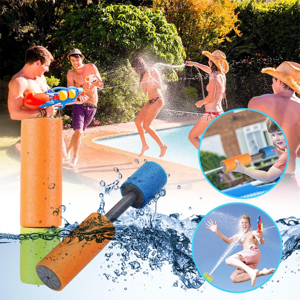 (orchidee)Funny Eliminator Mini Super Soaker Foam Pocket Swimming Water Summer Beach Toys