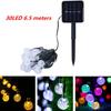 6.5M 30LED Solar-powered Bubble String Lights Night Light Garden Home Party Bar Decoration