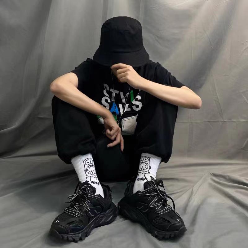 Tide Mid-Calf Socks for Men & Women - Summer/Autumn Trend, Korean Hip Hop, Skateboard, Basketball, Street Style Sports Socks