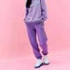 New MLB Knitted Sweatpants Unisex Purple 3APT00114-07LDD