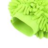 Car Mitt Microfiber Chenille Dust Wash Washing Cleaning Glove Fluorescent Green