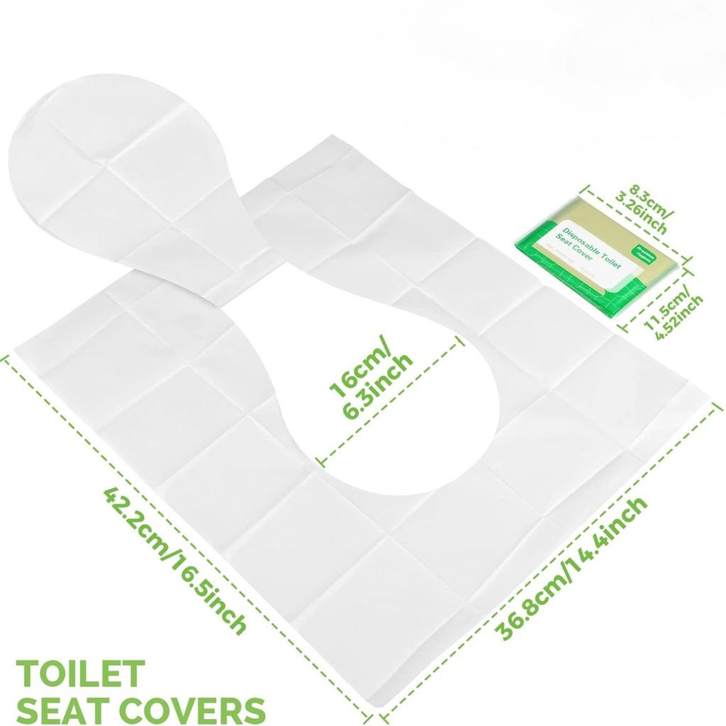 50/30/10PCS Portable Disposable Toilet Seat Paper Waterproof Soluble Water Covers Type Travel Camping Hotel Bathroom Accessories