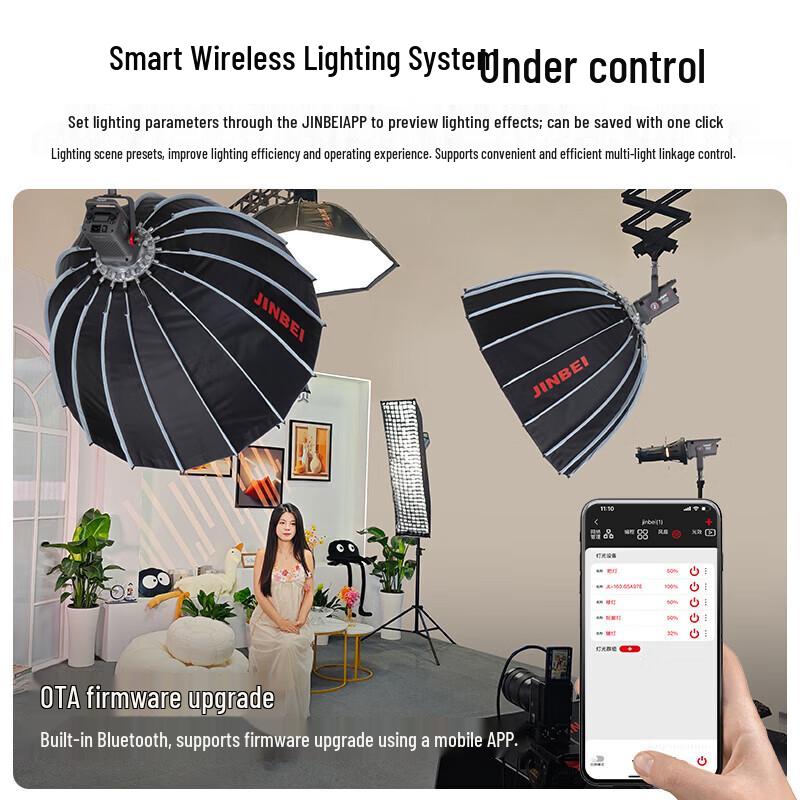 JINBEI JL160W LED Photography Light Kit
