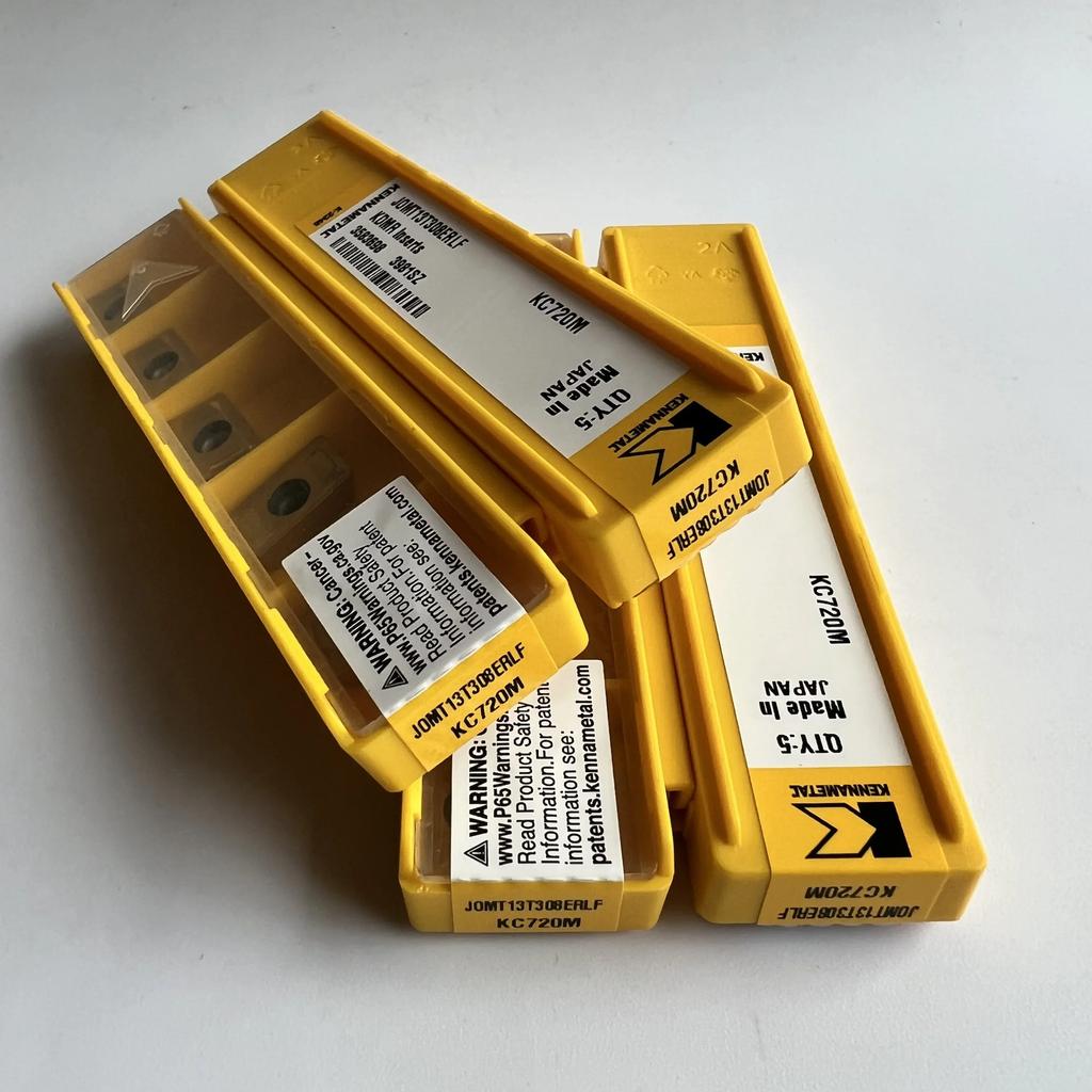 KENNAMETEL / JOMT13T308ERLF KC720M  / Original Carbide Blade 10 Pcs