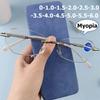 Fashion Ladies Myopia Glasses Unisex Anti-blue Blocking Nearsighted Eyeglasses Finished Optical Eyewear Diopter 0 To -6.0