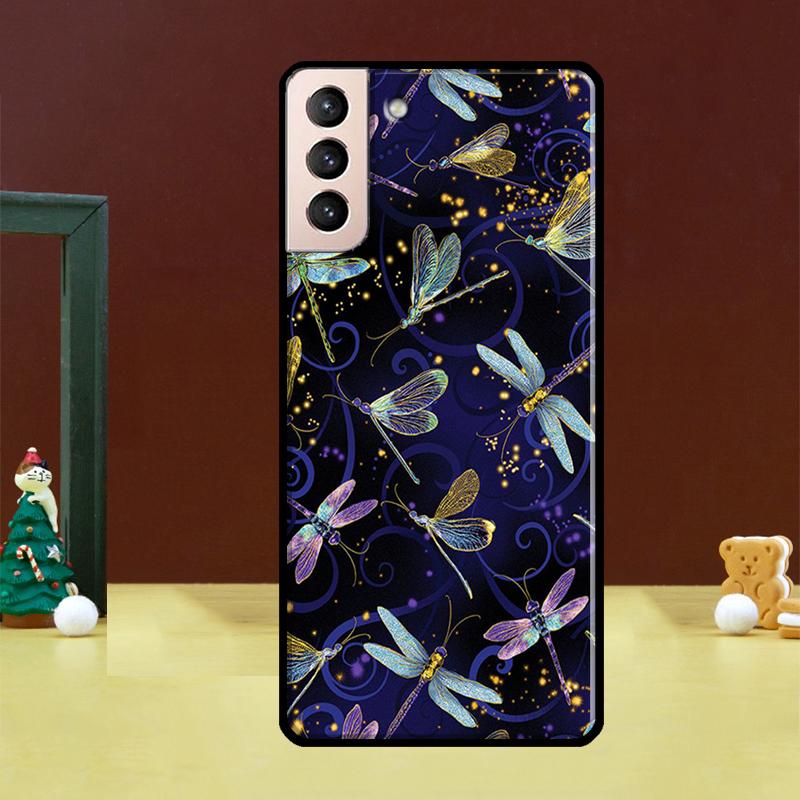 Dragonfly Animal Art Case For Samsung Galaxy S23 S22 Ultra S21 Ultra S21 FE S9 S10 Note 10 Plus S20 FE Back Cover
