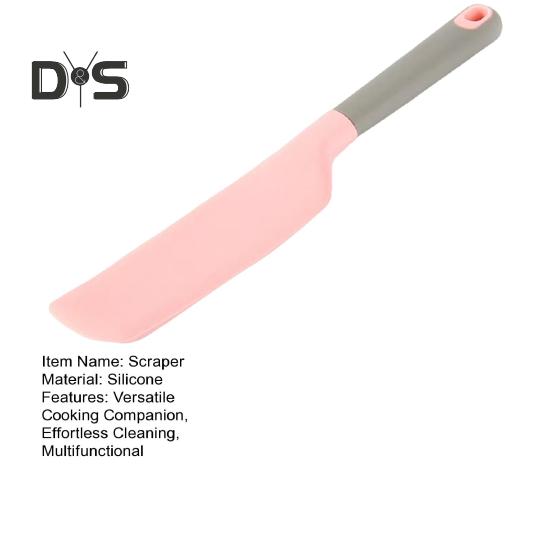 Silicone Scraper Spatula for Baking Cooking Food Grade Cream Mixer Butter Blender Salad Stirrer Multifunctional Kitchen Tool for Home Bakery