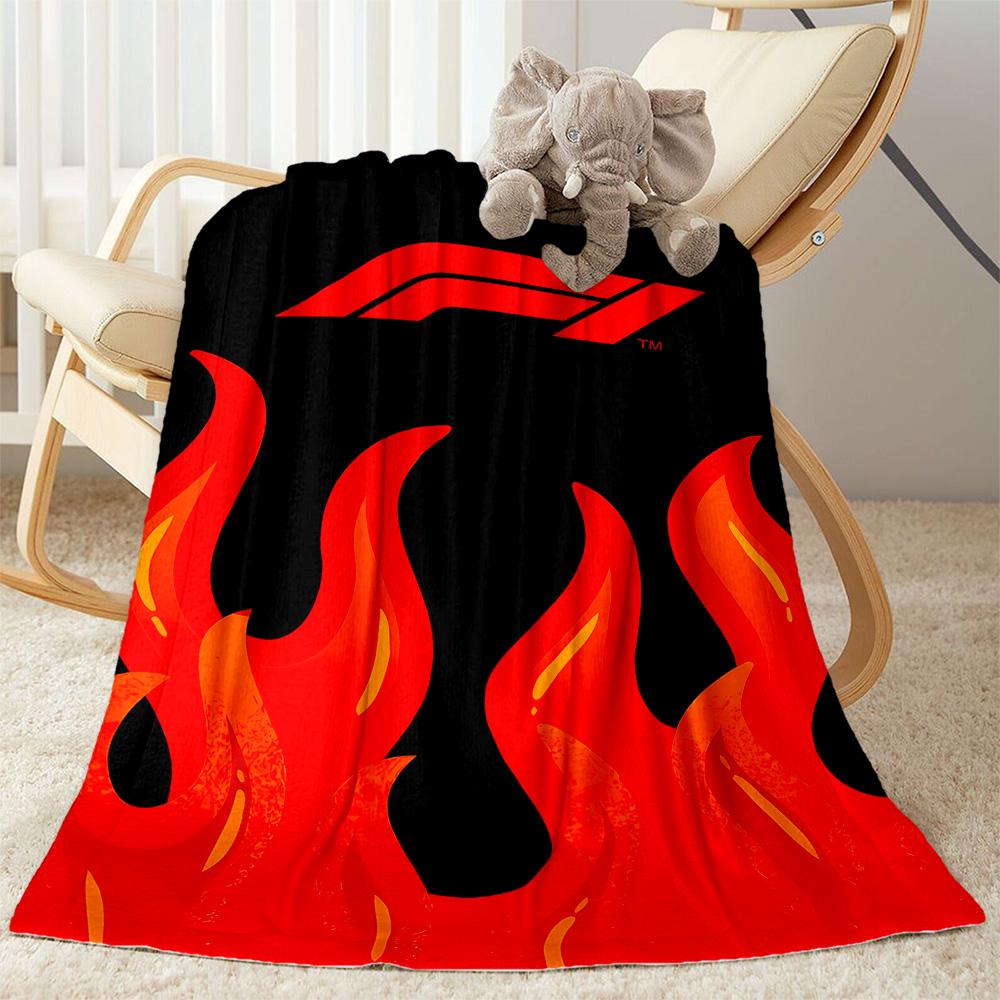 Coperta in Flanella Formula 1 Icona di Velocità - Morbida e Adatta per Divani, Letti, Uffici, Viaggi, Tutte le Stagioni, Ottimo Regalo per Feste e Compleanni.