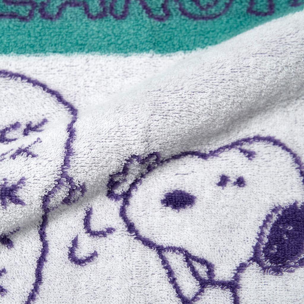 Nishikawa Snoopy Face Super Made in PN5655TW Towel, 34x80cm, Washable, 100% Cotton, Time, Japan, Imabari, White, XT25136661,