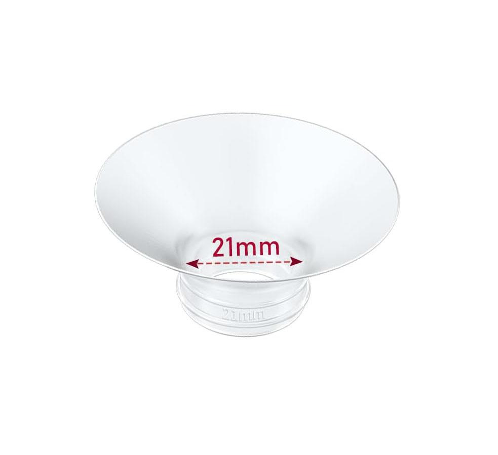 Ersatzteile für Milchpumpen: M5 Schnabelventil, Silikondiaphragma, 24mm doppelwandiger Flansch