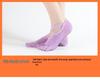Ballet Style Non-slip Gel Yoga Socks, Cotton Five-Toe Sports Socks