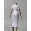 HAMRETHYPPZ 1/6 Female Costume Fish Tail Skirt Sexy Dress Long Skirt Party White (Body, Head, Shoes Not Included)