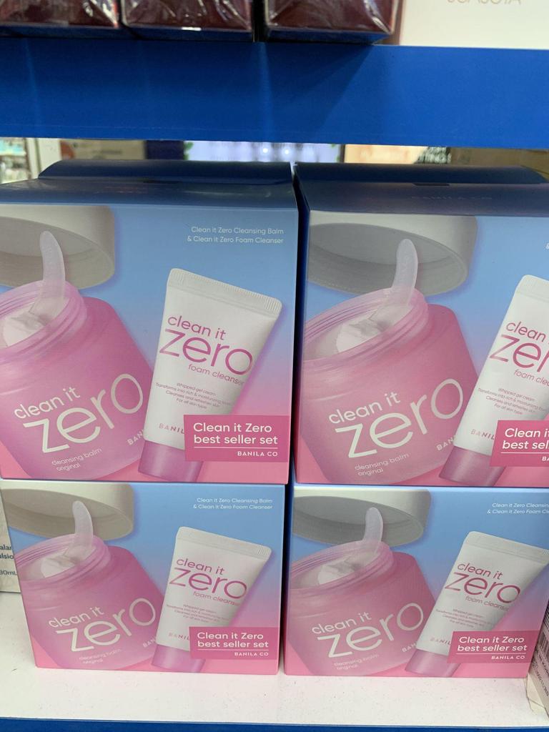 Banila Co Clean It Zero Bálsamo de Limpeza, Autêntico Coreano, para Rosto, Olhos e Lábios. Disponível em Tamanhos Completos e de Viagem.