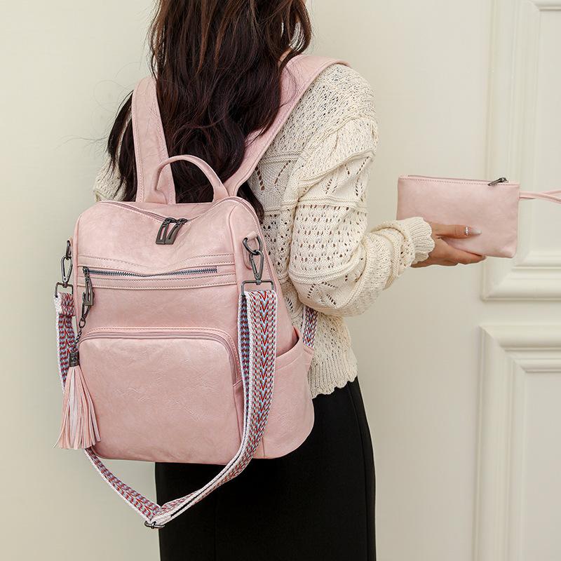 

Backpack Lightweight Girls Retro Backpack, Large Capacity Ladies Backpack