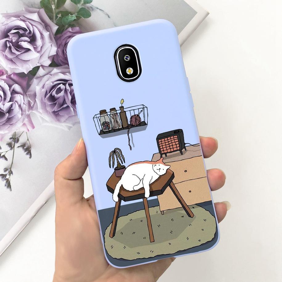 For Samsung Galaxy J7 J5 J3 2017 Case SM-J330F J530F J730F TPU Cover Fashion Pattern Soft Funda on Samsung J7 Pro 2017 Protector