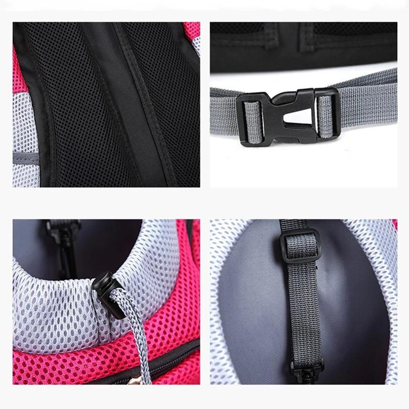 Geantă portabilă de exterior pentru animale de companie cu umăr dublu pentru câini, de călătorie, respirabilă, geantă pentru câini, geantă de transport pentru câini de exterior, accesorii pentru transportul animalelor de companie