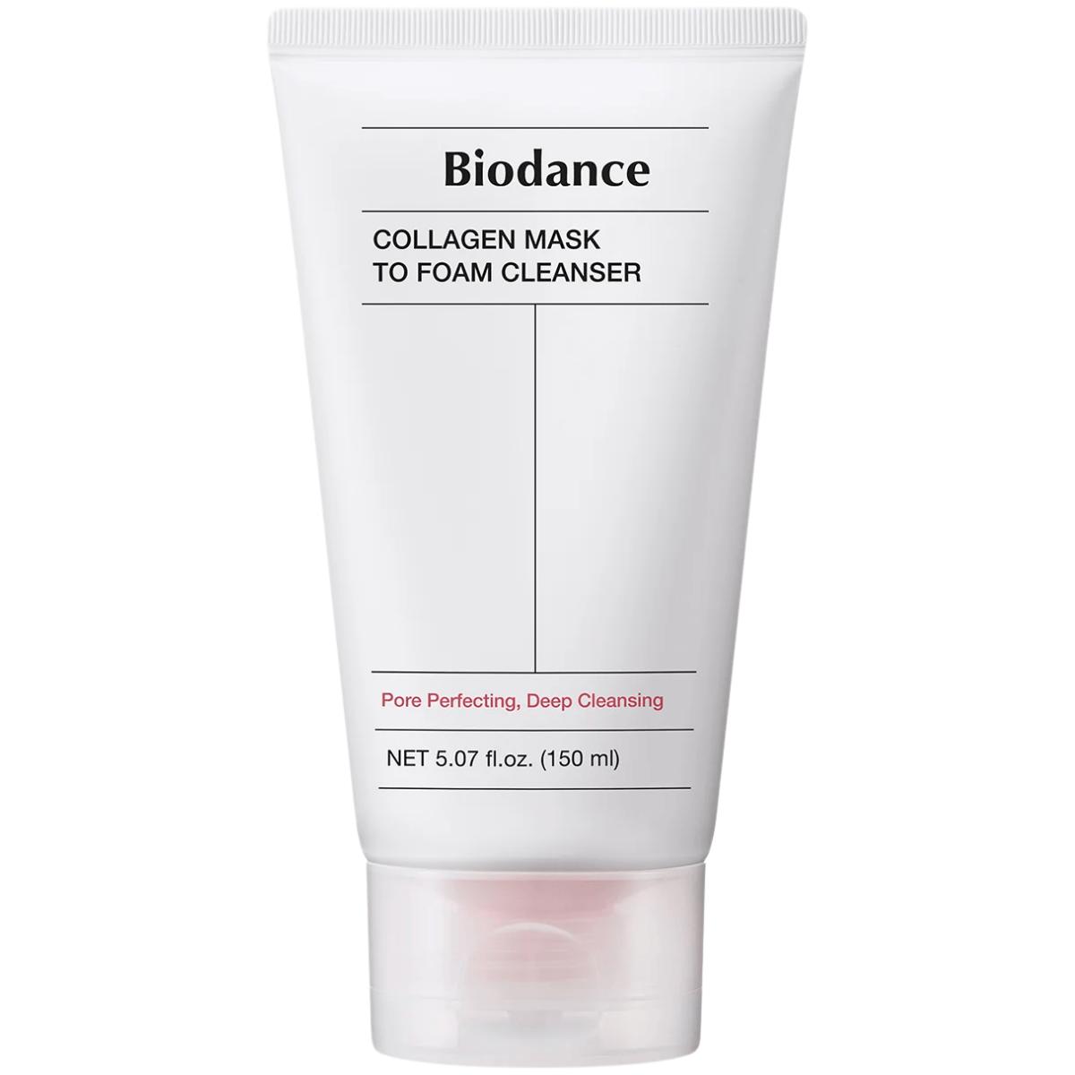 

BIODANCE Collagen Mask To Foam Cleanser 150 ml 2-in-1 mask and facial cleansing foam