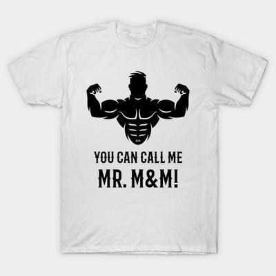 T Shirt Women You Can Call Me Mr M And M Bodybuilder Biceps Blac Harajuku Print Kawaii Tshirt Summer Short Sleeve Female T-Shirt Top Tee
