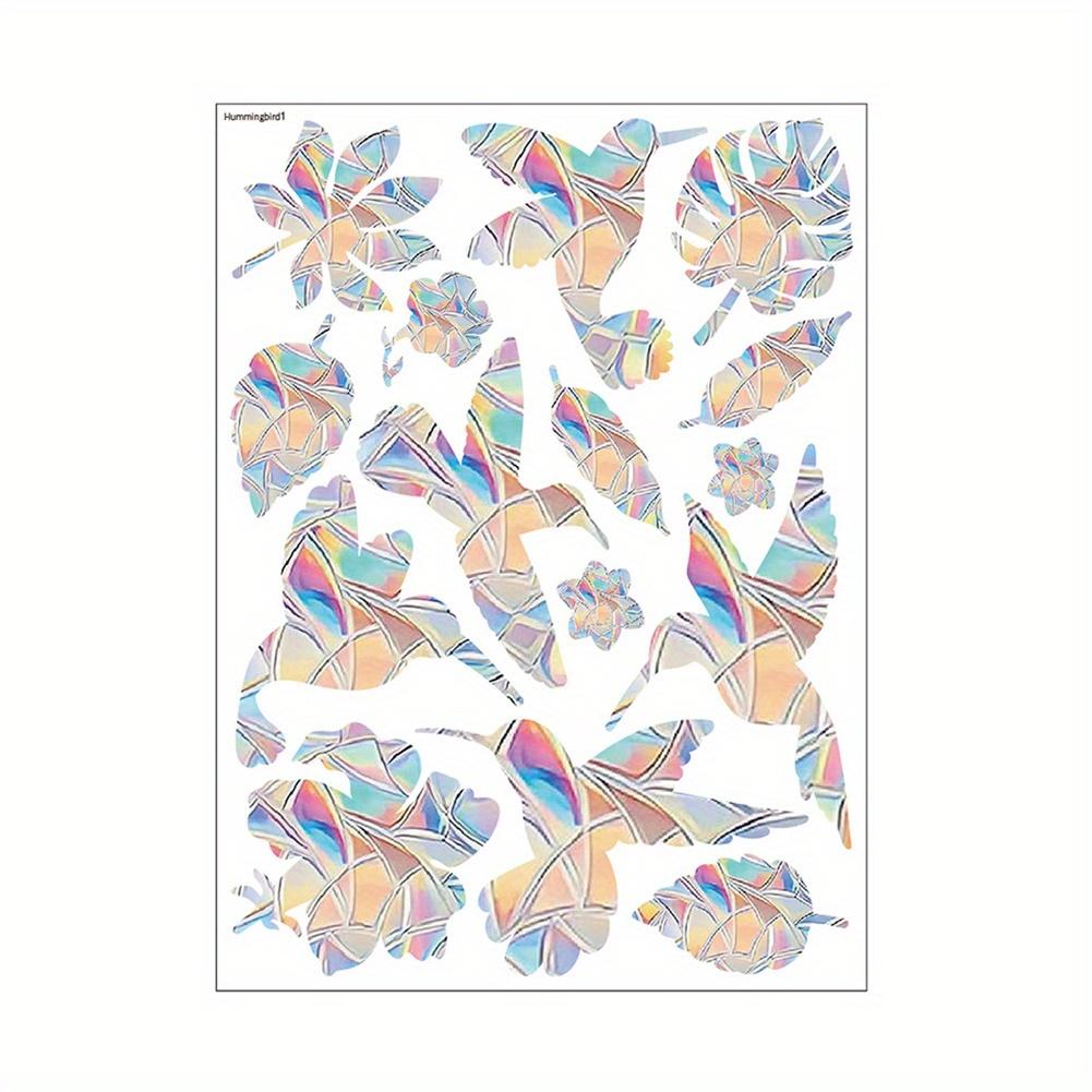 

Электростатические наклейки на окна, креативные шикарные наклейки-радуги в виде ловца света, призматические бабочки, многоразовые аксессуары для домашней двери 1pc