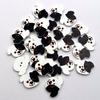 50Pcs Painted Buttons Bright Color Beautiful Easy Clean Not Easily Break Craft Buttons for Clothing