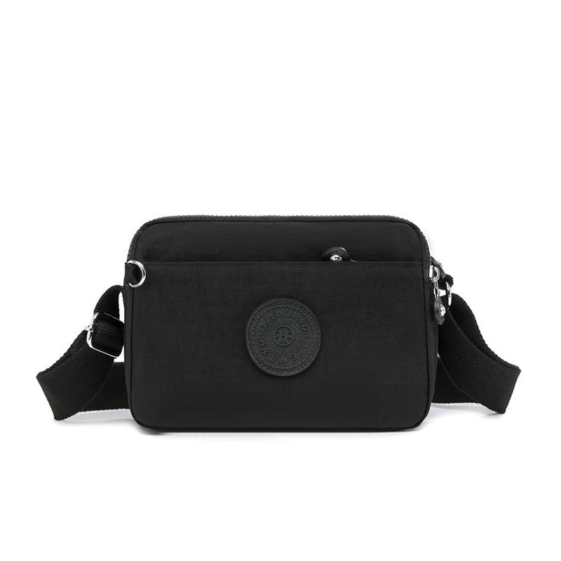 Middle Mother Oblique Span Bag Summer Simple Fashion Lightweight Multi-layer Nylon Bag Casual Personalized Shoulder Bag