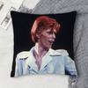 Housse de coussin décorative carrée imprimée recto-verso David Bowie pour canapé, salon, décoration intérieure