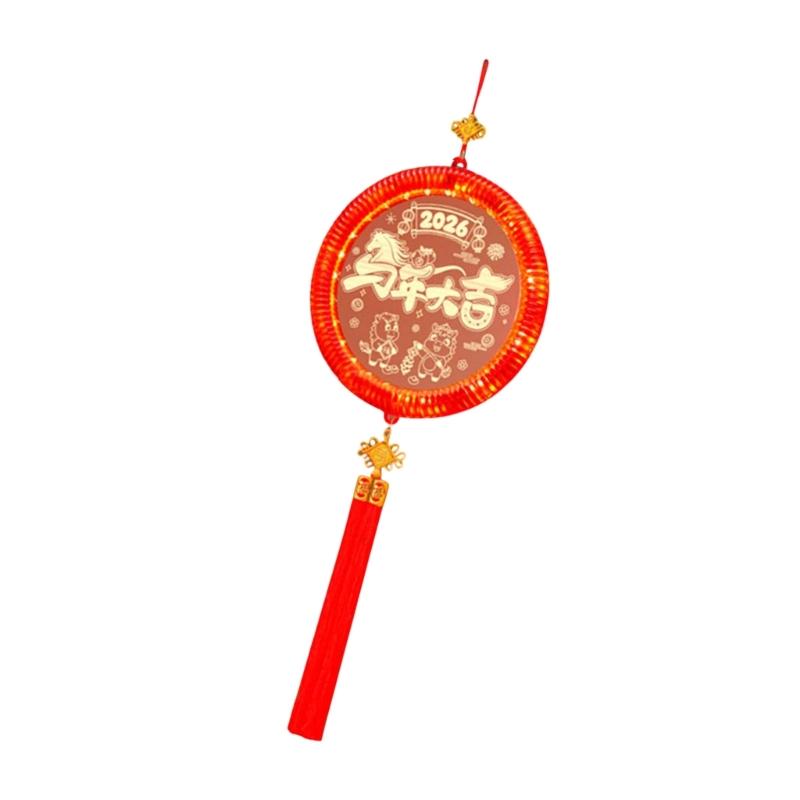 Decorative Holiday Hanging Ornament Glowing Pendant With Low Heat Lighting and Simple Installation for Parties