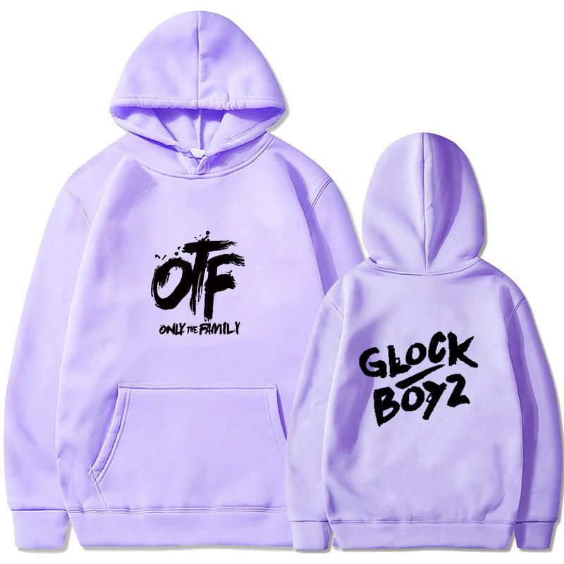 2025 new OTF letter print men's and women's hoodies spring and autumn goth casual comic pattern sweater