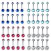 10 Pezzi Piercing Ombelico Acciaio Inossidabile Orecchini Ombelico Gemed Goth Anelli Ombelico Piercing Ombligo Punk Gioielli Corpo Donna Uomo