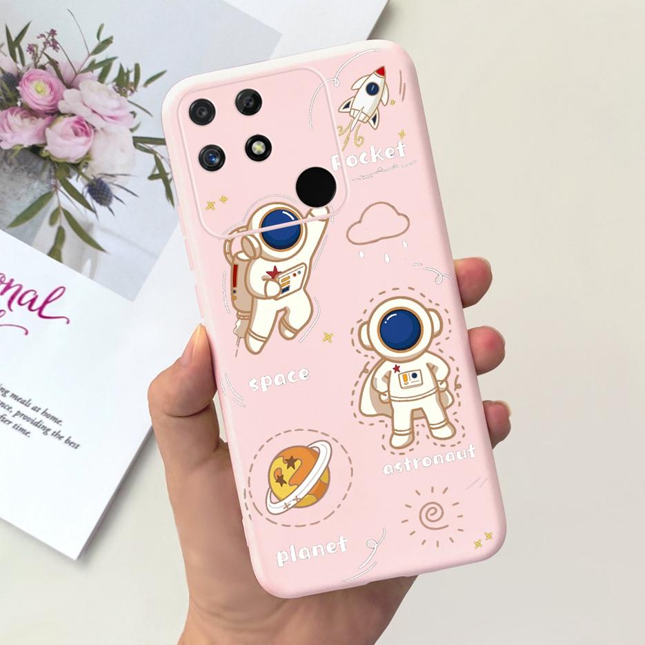 For Realme Narzo 50A Case RMX3430 Lovely Cartoon Cover Soft Silicone Phone Case For Realme Narzo 50i Narzo50A Prime Fundas Coque