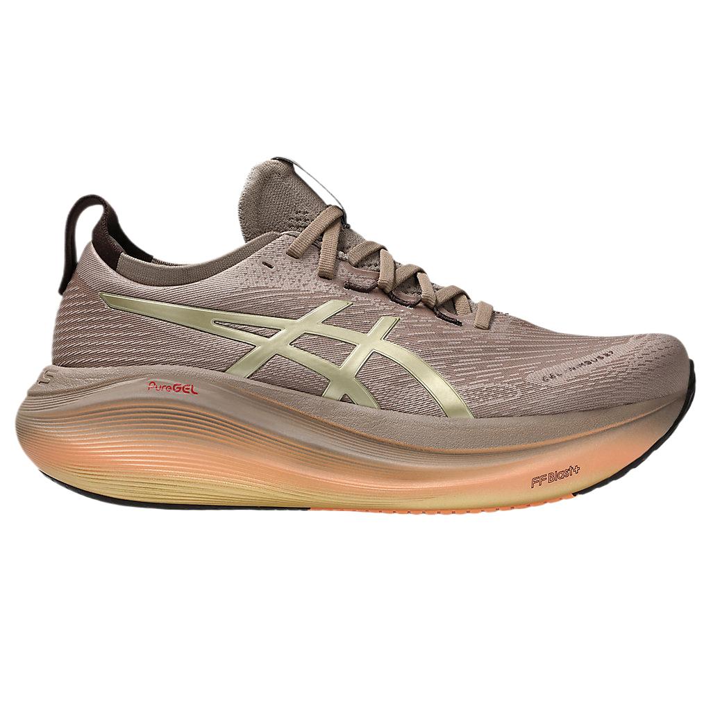 Asics Gel Nimbus 27 Luxe Unisexové tenisky Hnědá Taupe-Šedá 1011C030-020