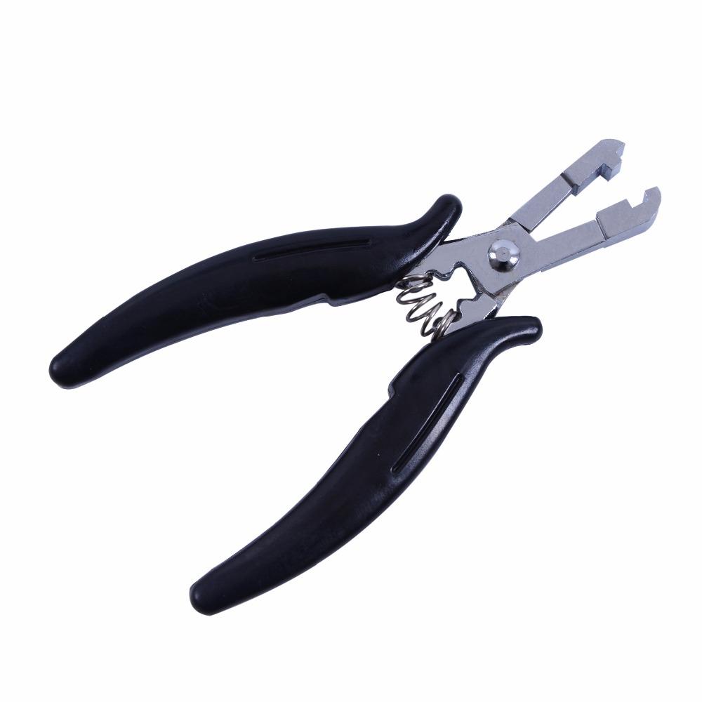 1 alicate de metal en forma de U de 4 mm para extensiones de cabello humano con microanillos