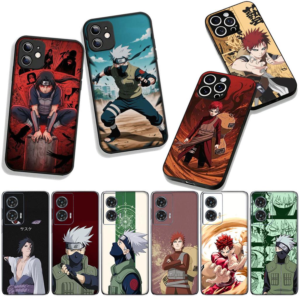for Apple iPhone 16 15 14 Plus 13 12 Mini 17 Pro Max + ProMax 16E Air 15+ Phone Cover Case Kakashi Narutos Gaara Uchiha Sasuke