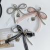 Llavero de Perlas de Imitación con Lazo de Encaje, Colgante Dulce con Cuentas, Llavero para Mujer, Bolso de Mano y Mochila, Cadena para Llaves, Adorno Exquisito
