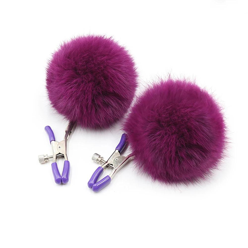 Nipple Clamps Clips Mouth Plugs Collars Choker Vagina Clip Bondage Set Kink Fetish Erotic Flirting for Woman Adult Sex Toys